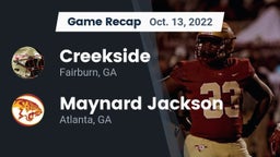 Recap: Creekside  vs. Maynard Jackson  2022