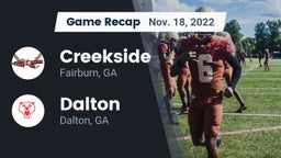 Recap: Creekside  vs. Dalton  2022