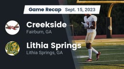 Recap: Creekside  vs. Lithia Springs  2023