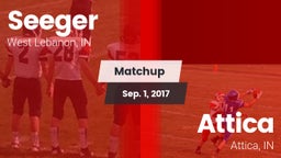 Matchup: Seeger vs. Attica  2017