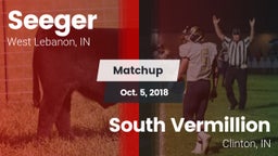 Matchup: Seeger vs. South Vermillion  2018
