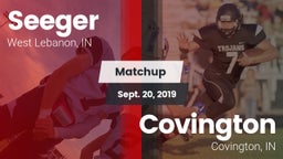 Matchup: Seeger vs. Covington  2019