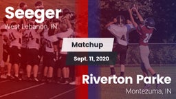 Matchup: Seeger vs. Riverton Parke  2020