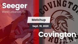 Matchup: Seeger vs. Covington  2020