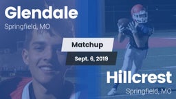 Matchup: Glendale  vs. Hillcrest  2019