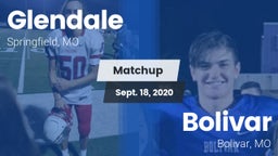 Matchup: Glendale  vs. Bolivar  2020