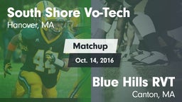 Matchup: South Shore Vo-Tech vs. Blue Hills RVT  2016