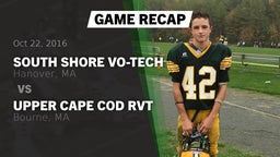 Recap: South Shore Vo-Tech  vs. Upper Cape Cod RVT  2016