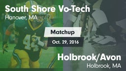 Matchup: South Shore Vo-Tech vs. Holbrook/Avon  2016