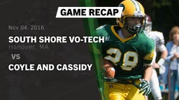 Recap: South Shore Vo-Tech  vs. Coyle and Cassidy 2016