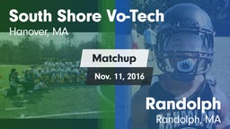 Matchup: South Shore Vo-Tech vs. Randolph  2016