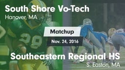 Matchup: South Shore Vo-Tech vs. Southeastern Regional HS 2016