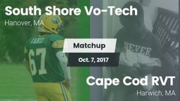 Matchup: South Shore Vo-Tech vs. Cape Cod RVT  2017