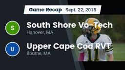 Recap: South Shore Vo-Tech  vs. Upper Cape Cod RVT  2018