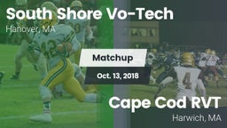 Matchup: South Shore Vo-Tech vs. Cape Cod RVT  2018