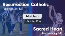 Matchup: Resurrection Catholi vs. Sacred Heart  2016