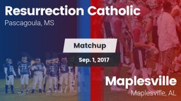 Matchup: Resurrection Catholi vs. Maplesville  2017