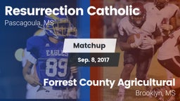 Matchup: Resurrection Catholi vs. Forrest County Agricultural  2017