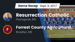 Recap: Resurrection Catholic  vs. Forrest County Agricultural  2017