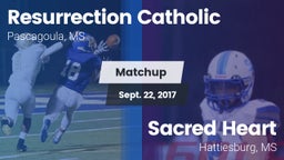 Matchup: Resurrection Catholi vs. Sacred Heart  2017