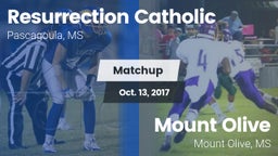 Matchup: Resurrection Catholi vs. Mount Olive  2017