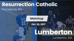 Matchup: Resurrection Catholi vs. Lumberton  2017