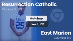 Matchup: Resurrection Catholi vs. East Marion  2017