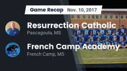 Recap: Resurrection Catholic  vs. French Camp Academy  2017