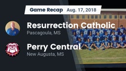Recap: Resurrection Catholic  vs. Perry Central  2018