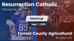 Matchup: Resurrection Catholi vs. Forrest County Agricultural  2018