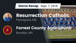 Recap: Resurrection Catholic  vs. Forrest County Agricultural  2018