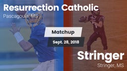 Matchup: Resurrection Catholi vs. Stringer  2018