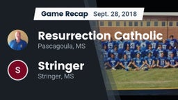 Recap: Resurrection Catholic  vs. Stringer  2018