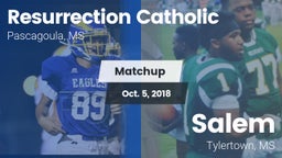 Matchup: Resurrection Catholi vs. Salem  2018