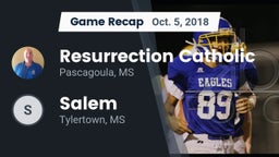 Recap: Resurrection Catholic  vs. Salem  2018