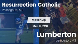 Matchup: Resurrection Catholi vs. Lumberton  2018