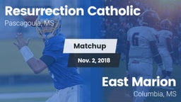Matchup: Resurrection Catholi vs. East Marion  2018