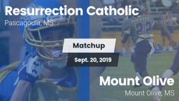 Matchup: Resurrection Catholi vs. Mount Olive  2019