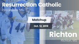 Matchup: Resurrection Catholi vs. Richton  2019