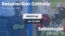 Matchup: Resurrection Catholi vs. Sebastopol  2019