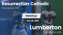 Matchup: Resurrection Catholi vs. Lumberton  2019