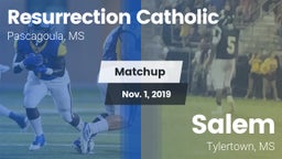 Matchup: Resurrection Catholi vs. Salem  2019