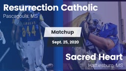 Matchup: Resurrection Catholi vs. Sacred Heart  2020