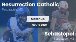 Matchup: Resurrection Catholi vs. Sebastopol  2020