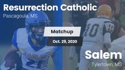 Matchup: Resurrection Catholi vs. Salem  2020