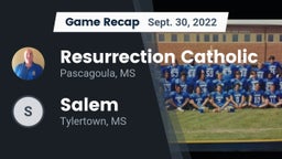 Recap: Resurrection Catholic  vs. Salem  2022