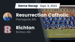 Recap: Resurrection Catholic  vs. Richton  2023