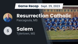Recap: Resurrection Catholic  vs. Salem  2023