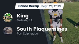 Recap: King  vs. South Plaquemines  2019