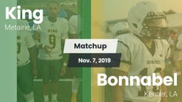 Matchup: King vs. Bonnabel  2019